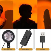 Aluminium alloy 6423 sunset projection lamp details