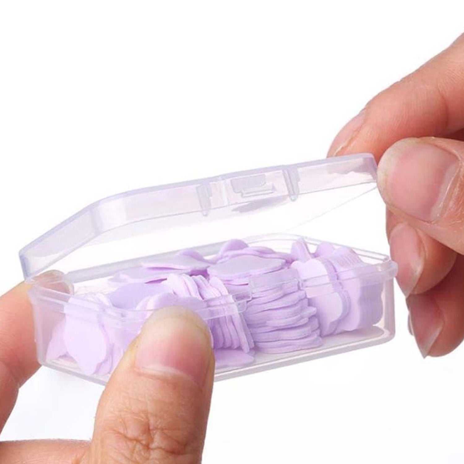 Mini Portable Travel Soap Paper Sheets – Flower Shape, 100-Piece Set (Mix Color)