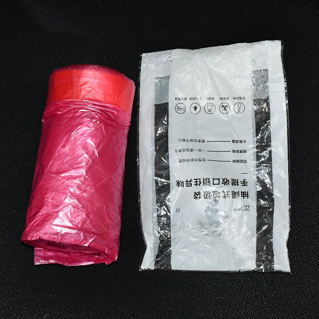 Mix color disposable garbage bags roll packaging