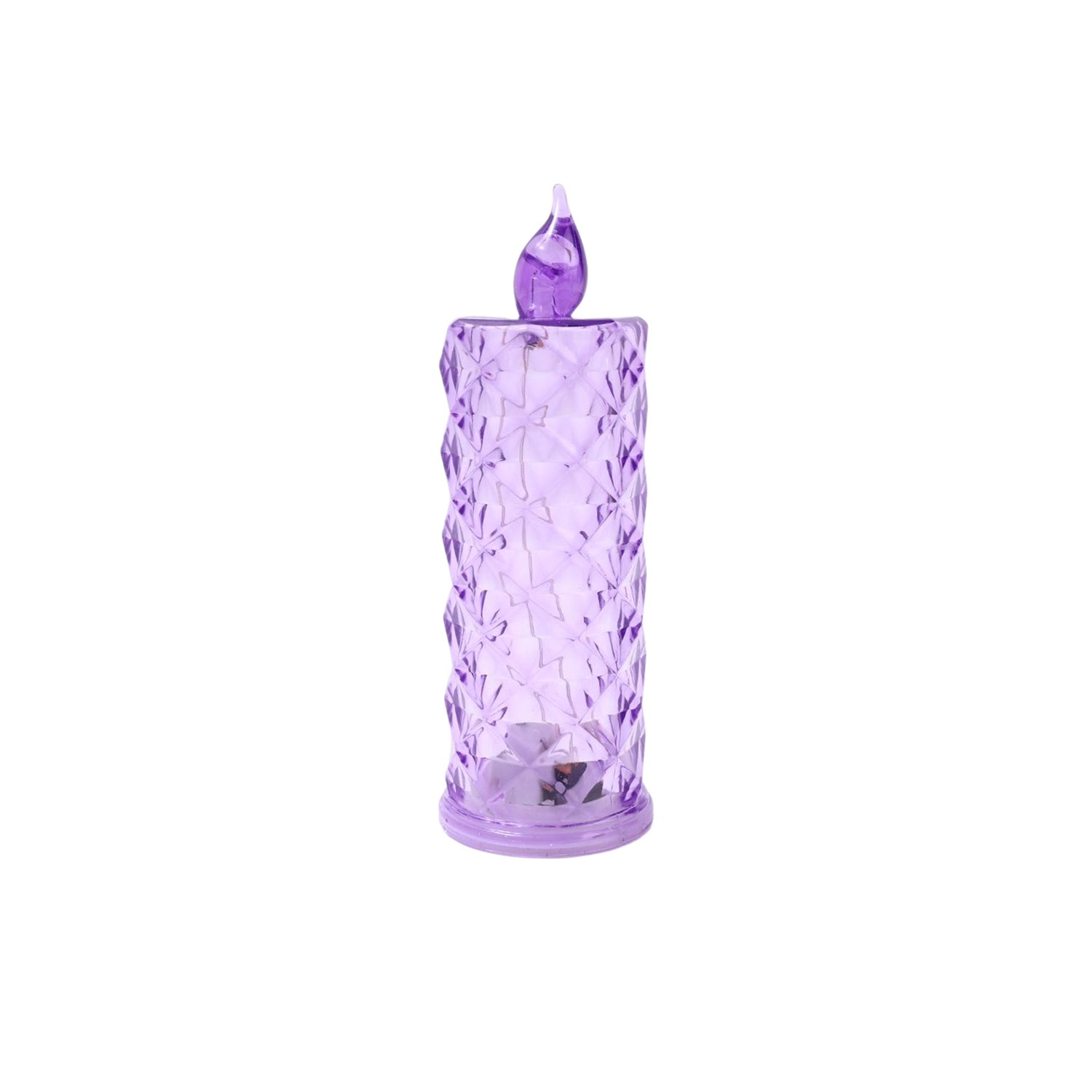 Crystal LED candlelight in indoor decorative setting