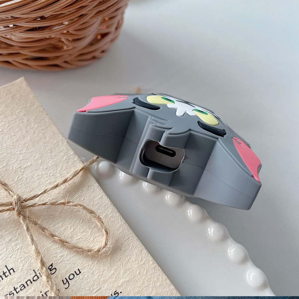 Cartoon Silicon Charger Case Cover top view