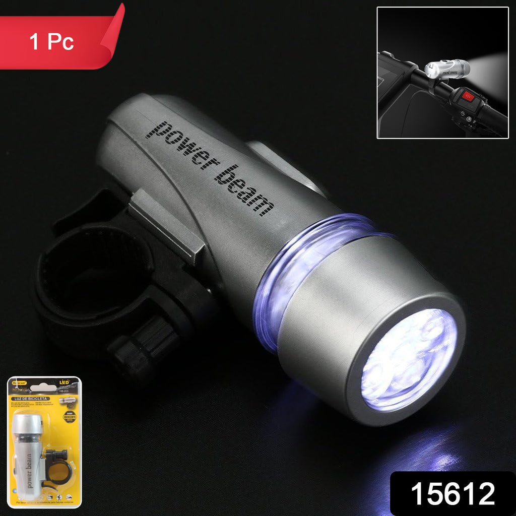 Power Beam LED Bicycle Headlight front view