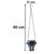 Solar Powered Outdoor Hanging Lantern For Garden Patio And Balcony Decor (1 Pc)