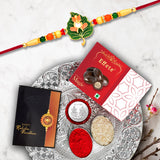 Raksha Bandhan Combo Gift Set with Rakhi, Roli, Chawal & Coin