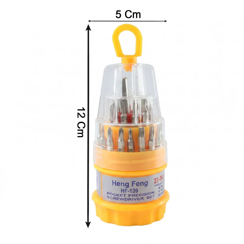 31 In 1 Precision Screwdriver Set Multi Bit Repair Tool Kit With Case (1 Set)