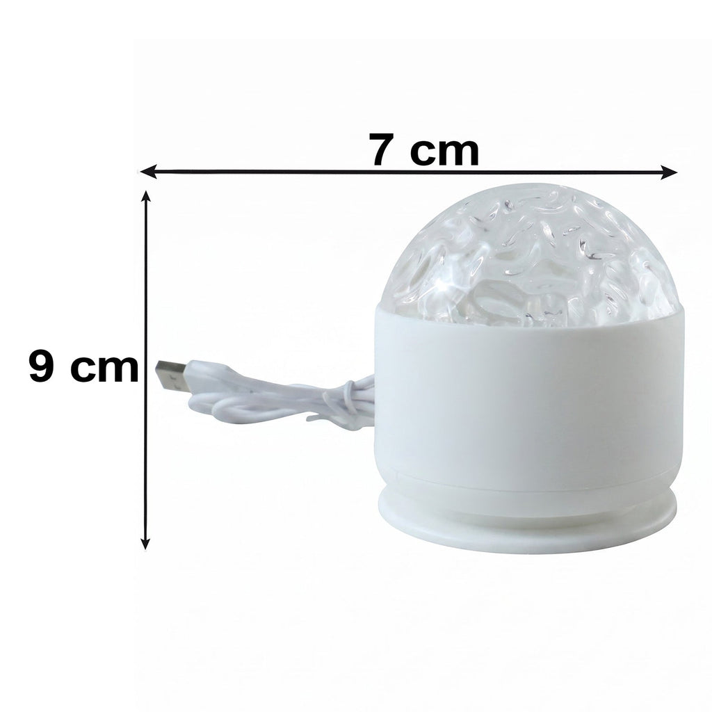 Led Starry Projection Night Light With Remote For Bedroom Ambient Decor (1 Set)