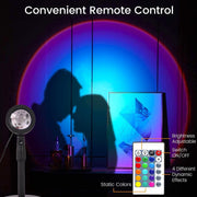 6423 LED Sunset Lamp standing on adjustable base