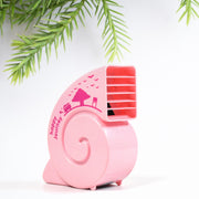 Portable USB mini fan with front view