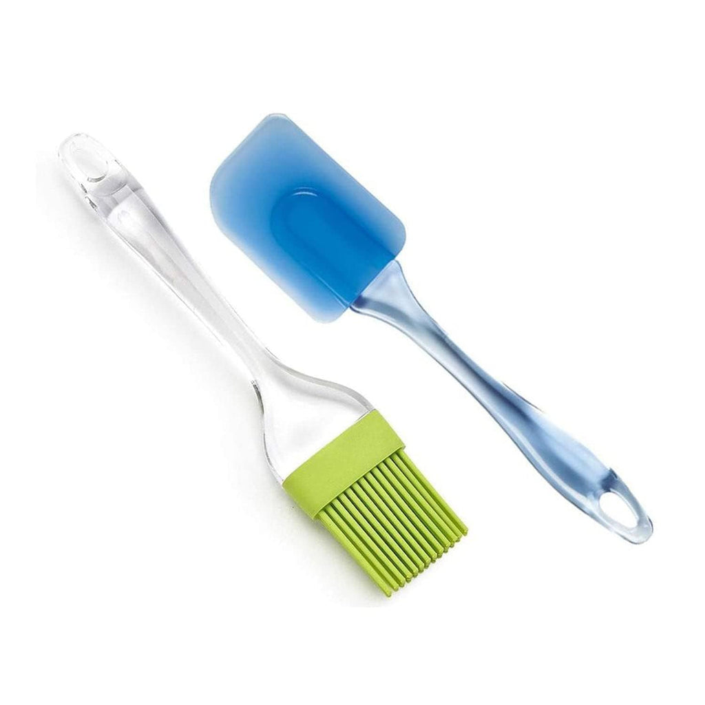 The soft-bristle pastry brush included in the kitchen tools combo for even glaze application.