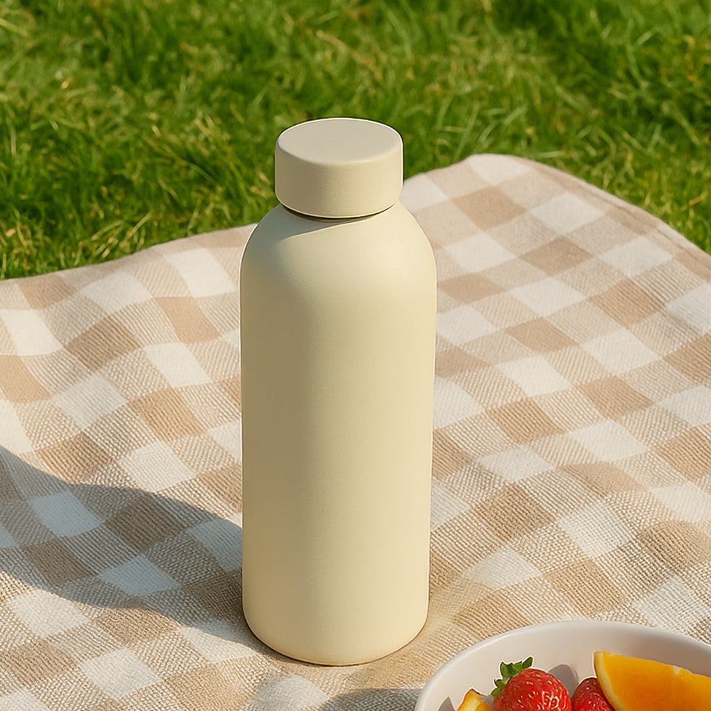 Leak-proof cap design of 500ML stainless steel bottle