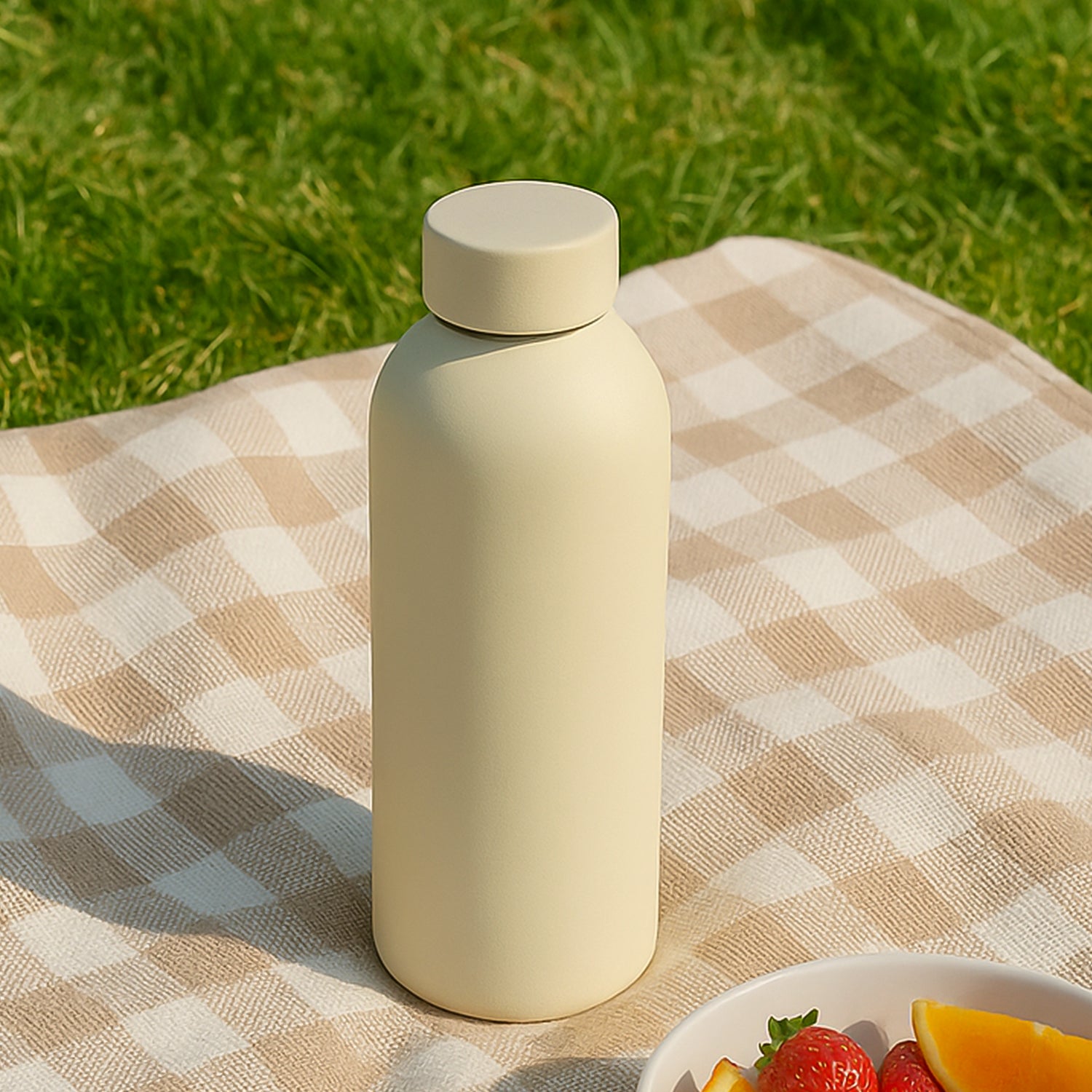 Leak-proof cap design of 500ML stainless steel bottle