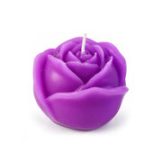 Rose Flower Shaped Decorative Wax Candle For Home And Table Decor (1 Pc)