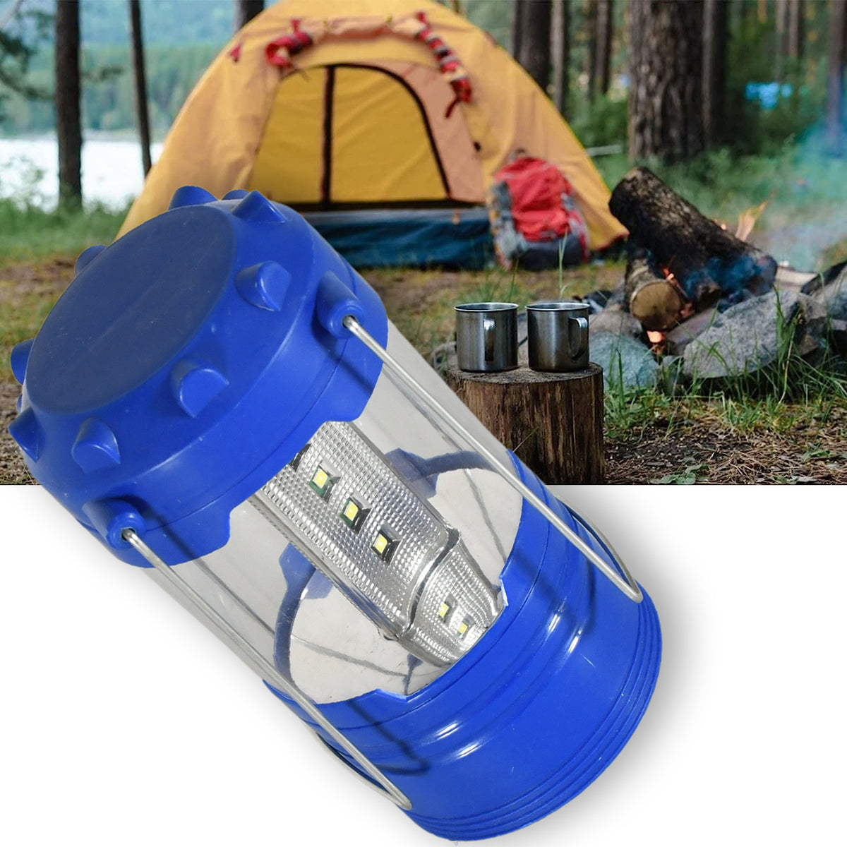 Close-up of handle on 12690 camping lantern