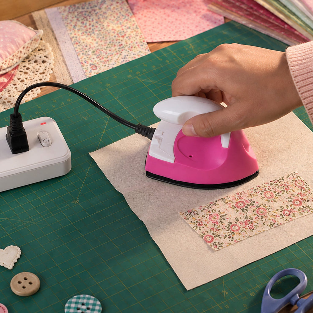Compact Portable Electric Mini Iron For Clothes(1 Pc With Convert)