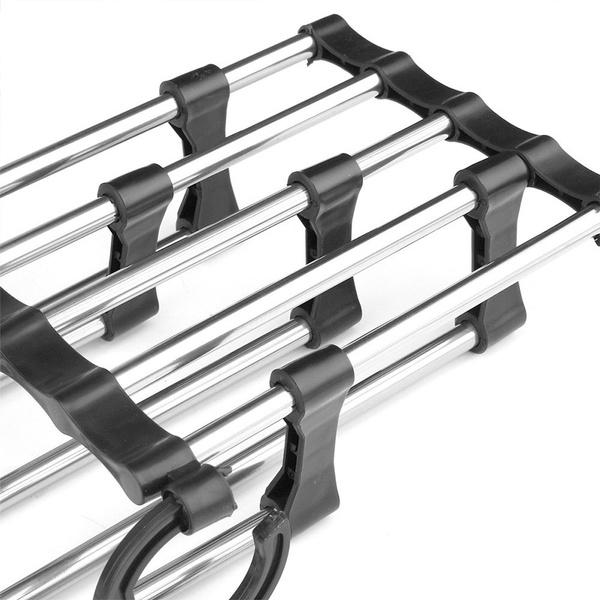 Adjustable Trouser Pants Hanger Organizer – Space-Saving Wardrobe Rack