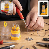 31 In 1 Precision Screwdriver Set Multi Bit Repair Tool Kit With Case (1 Set)