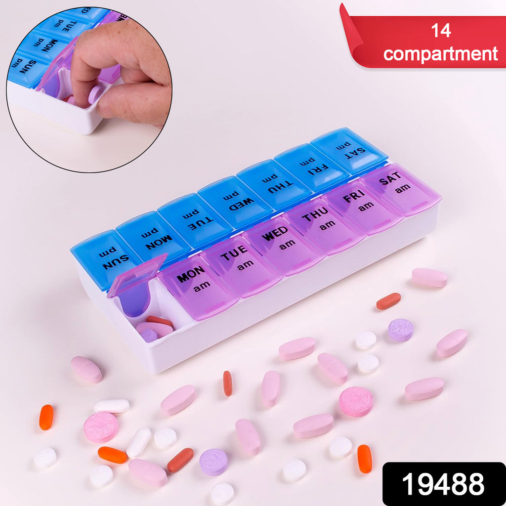 Weekly Medicine Pill Organizer - (1 Pc)