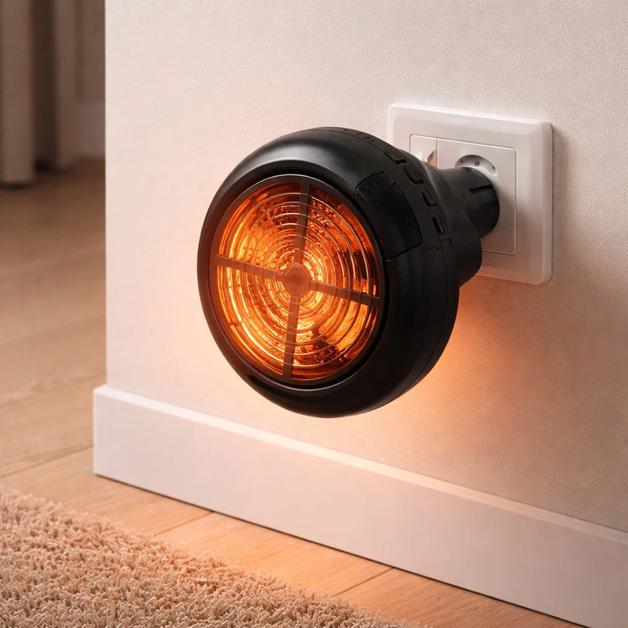 Portable Wall Outlet Electric Room Heater 900w (1 Pc)
