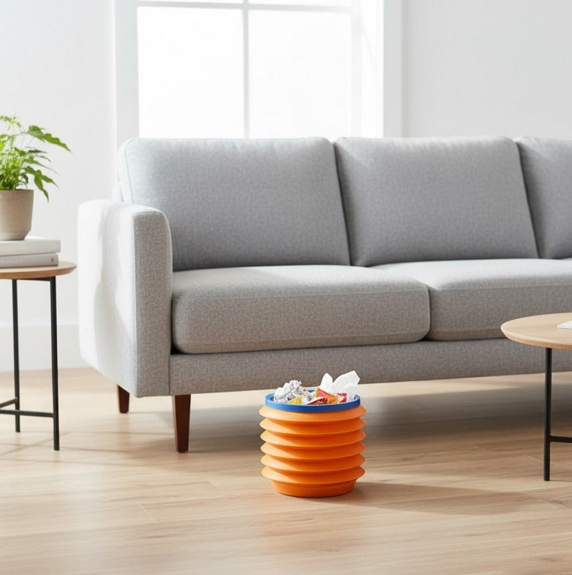 Foldable Storage Bucket & Water Container – Multiuse Collapsible Dustbin for Home, Car & Kitchen