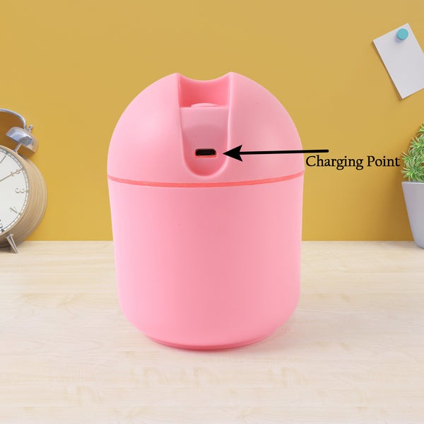 Close-up of USB Mini Air Humidifier mist output