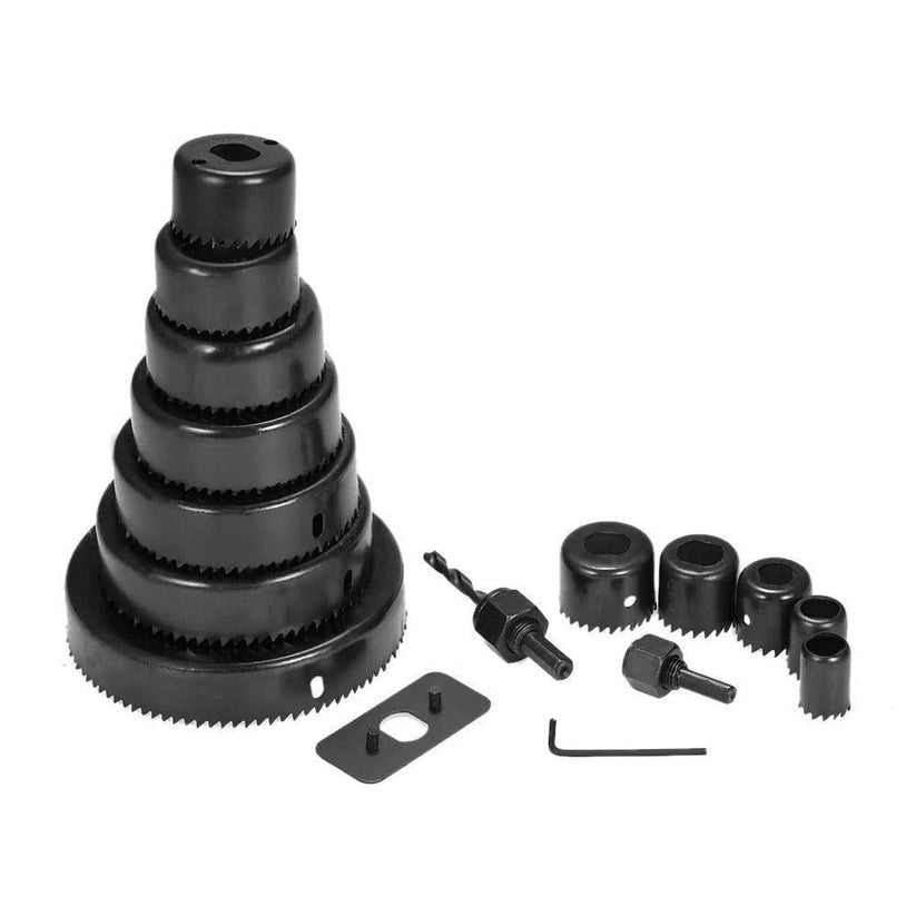 432 Hole Saw Drill Bit Set (16 Pcs)
