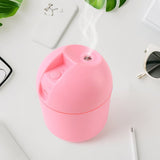 USB Mini Air Humidifier with LED Light & 250ml Tank