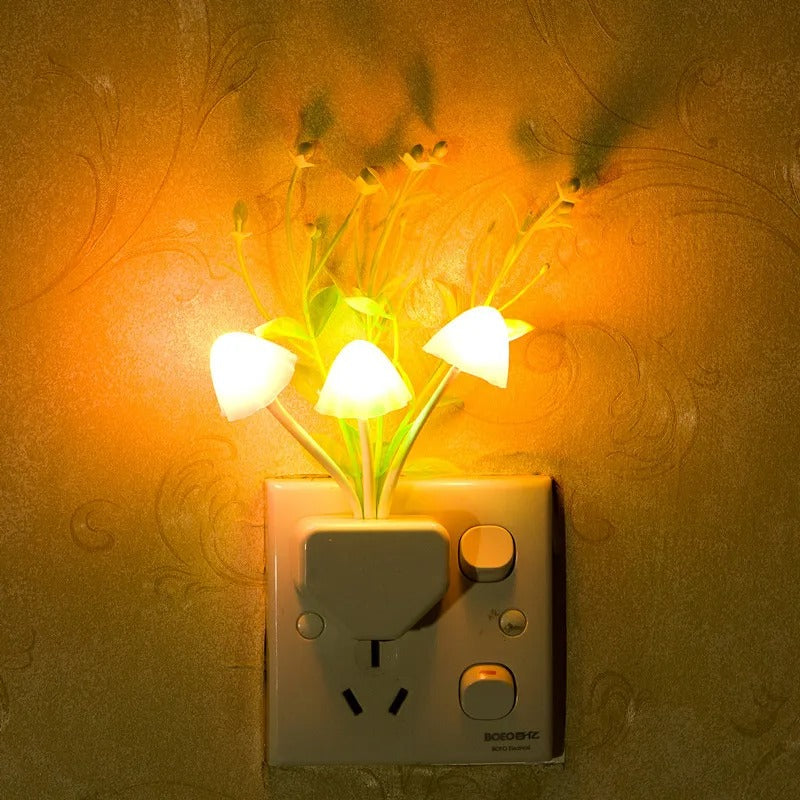 Mushroom Night Lamp – Color Changing LED Night Light for Bedroom & Kids Room