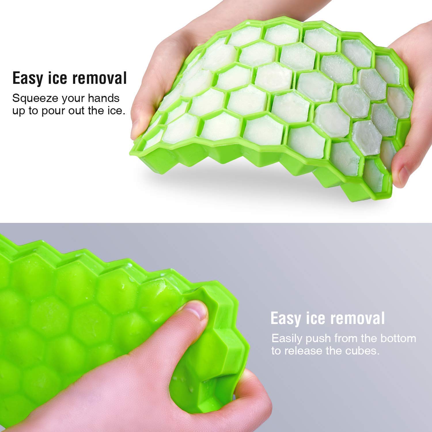 Silicone Ice Cube Tray – 32 Cavity, Easy-Release, Multicolor Mould