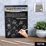 Magical Scratch Art Book for Kids – 40 Colorful Sheets