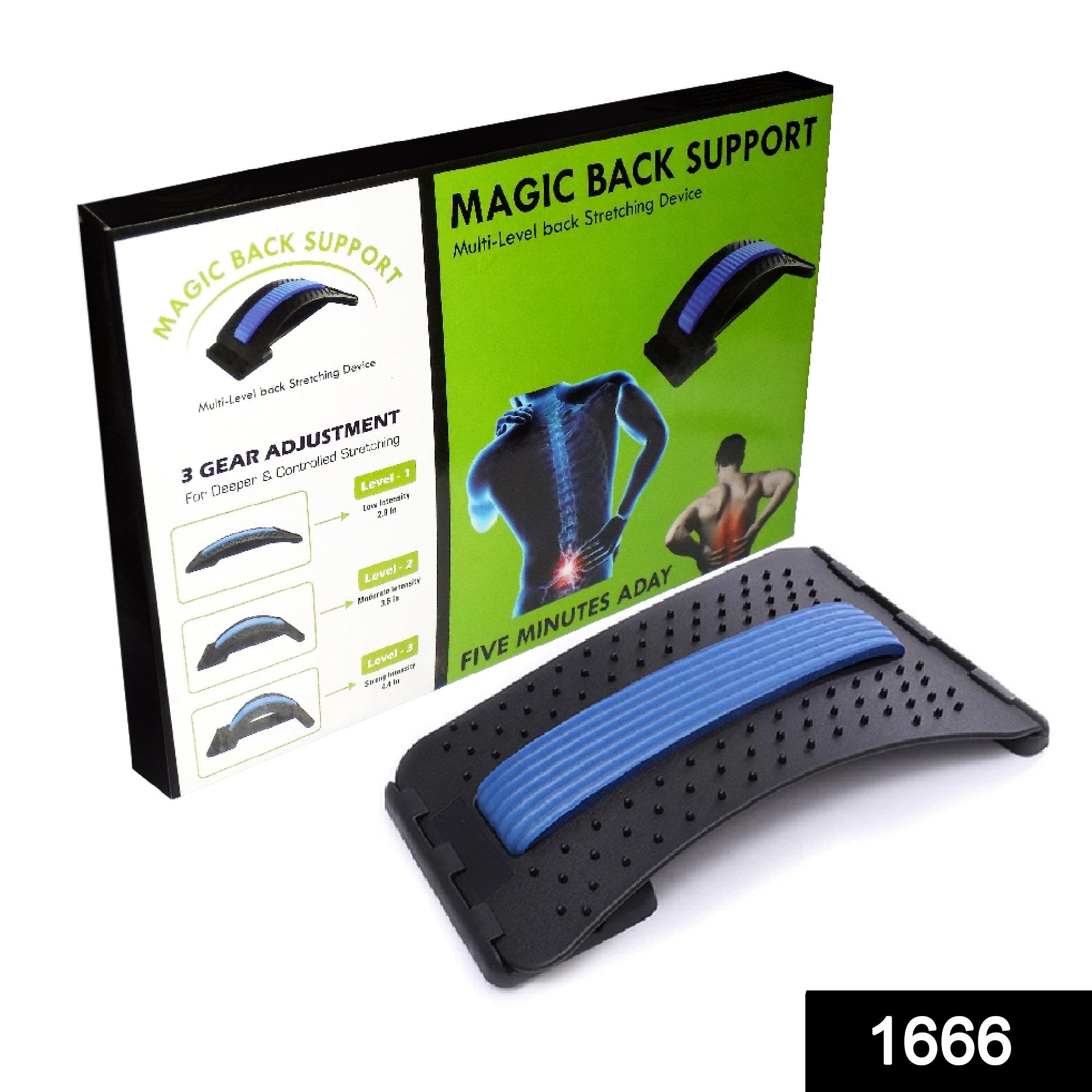 Multi-Level Back Stretcher Posture Corrector full view