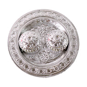 Round Shape Special Puja Thali Kumkum Thali Holder (1 Pc  Small)