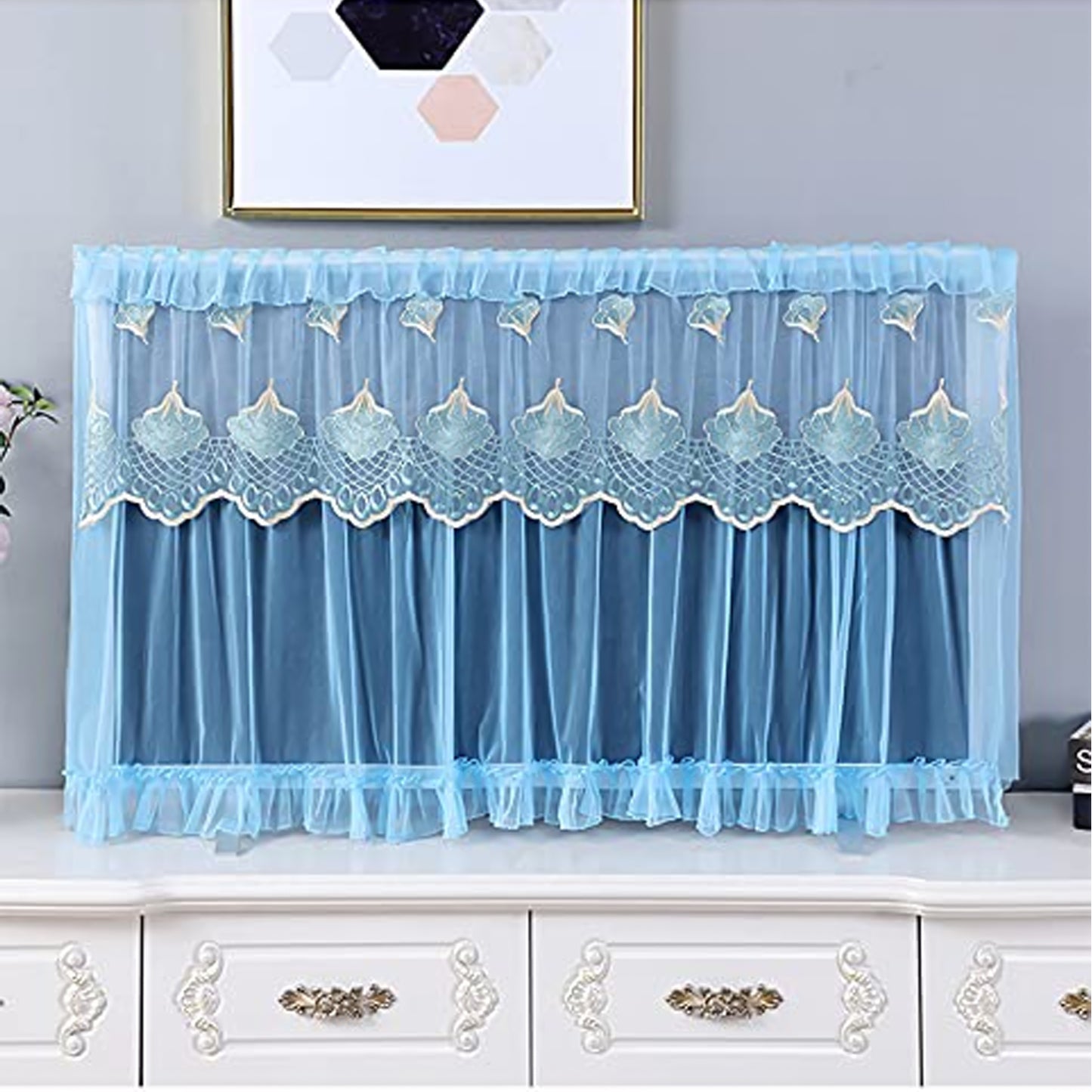 Dustproof TV Screen Protector – Cloth Cover for 55-Inch Indoor TV