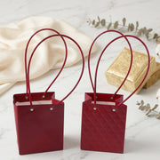 Stylish Foldable Flower Packaging Bag With Handle For Bouquet And Gifting (1 Pc)