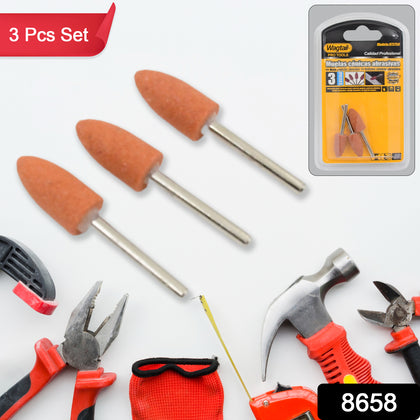3 Pcs Bullet Shape Rotary Grinding Stone Set