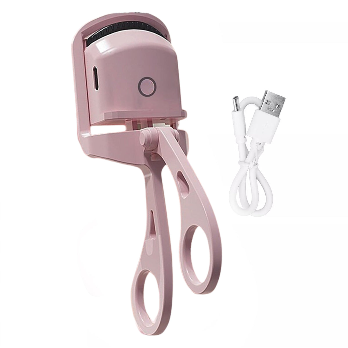 Heated Eyelash Curler Compact Size in Hand