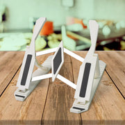 Close-up of stand foldable legs with silicone pads