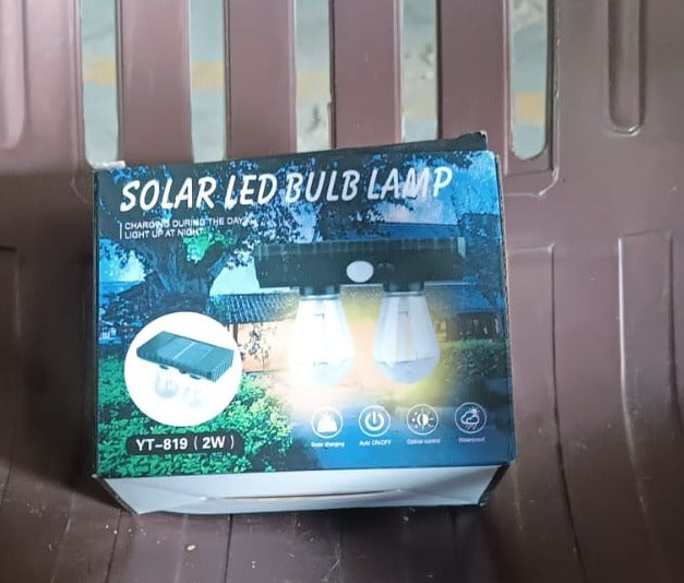 Packaging of the Solar Double LED Bulb Lamp