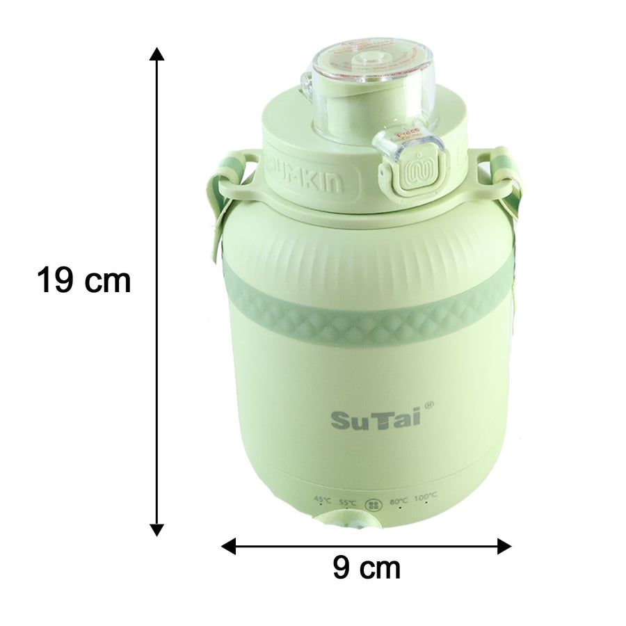 Portable Electric Kettle 600ml Travel Water Boiler Bottle With Temperature Control (1 Pc)