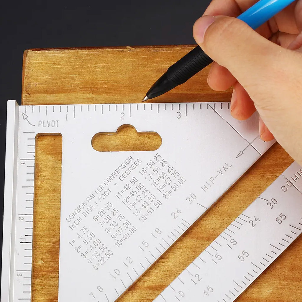 7420 Lightweight Double Side Scale Triangle Tool angled view