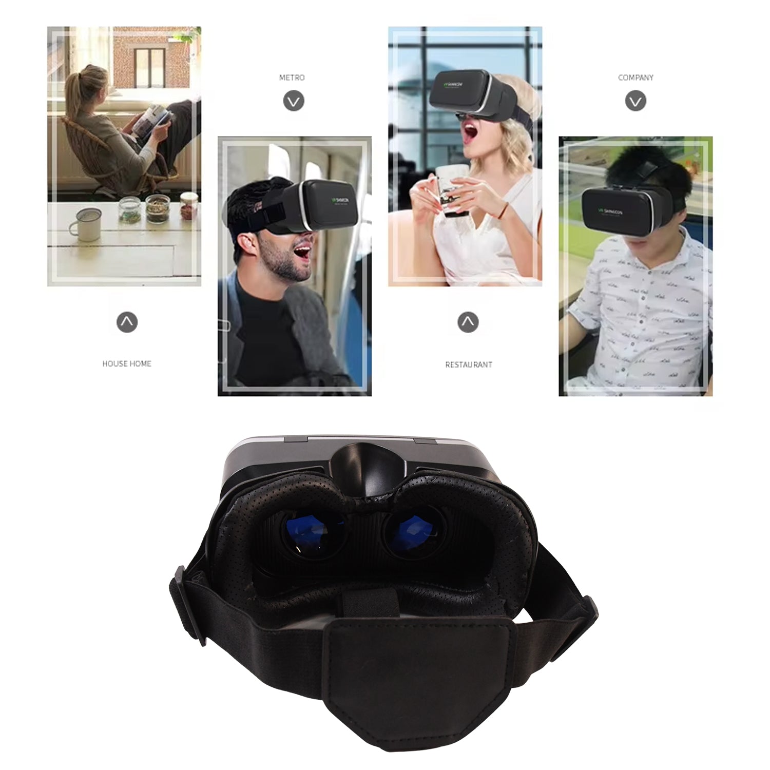 VR Virtual Reality 3D Glasses Headset