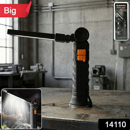 Big LED Work Light with 360° rotating head and magnetic base