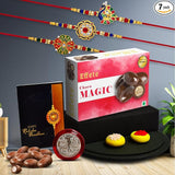 Rakhi Combo Gift Set for Brother – Chocolates & Tilak | Wukusy
