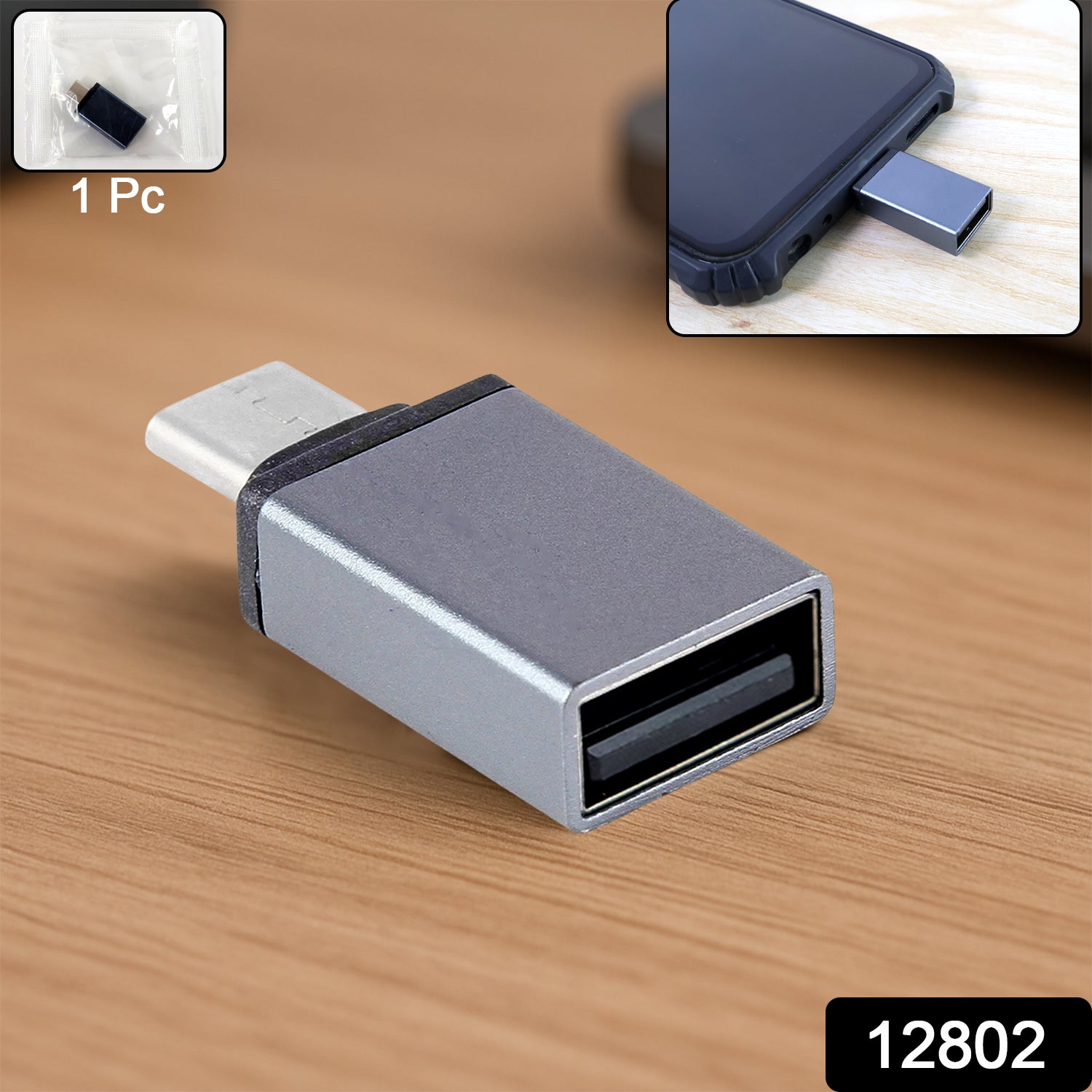 Type-C OTG Adapter Pen Drive front view