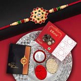 Rakhi Combo Gift – Traditional Set with Chocolates | Wukusy