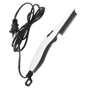 Side view of the portable electric hair & beard brush