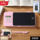 Multifunction LCD Writing Tablet Pencil Case with Calculator