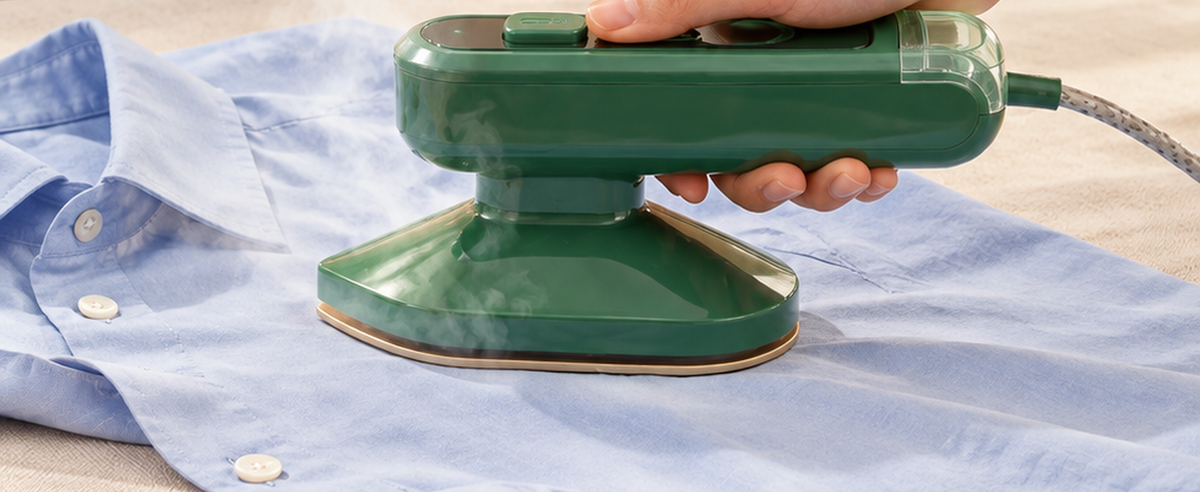 Mini Steam Iron Handheld Garment Steamer – Portable & Fast Heat-Up — A+ details