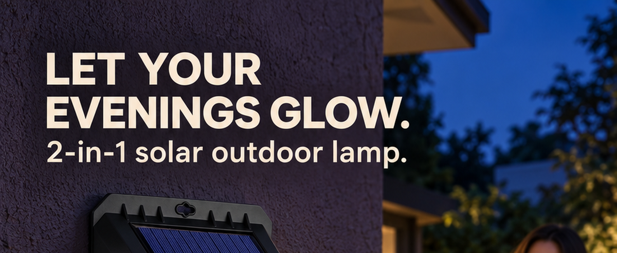 Solar Bug Zapper Outdoor Wall Light with Motion Sensor & UV Lamp — A+ hero