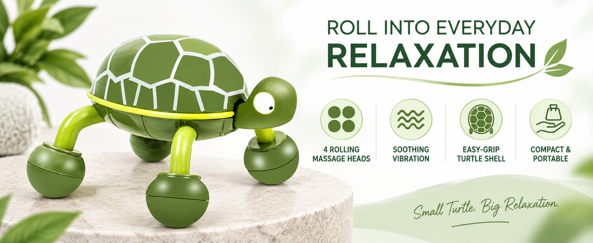 Turtle body massager — Features