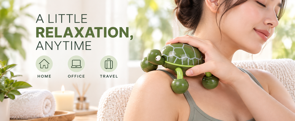 Turtle body massager — Lifestyle and use